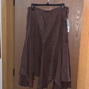 Brown skirt